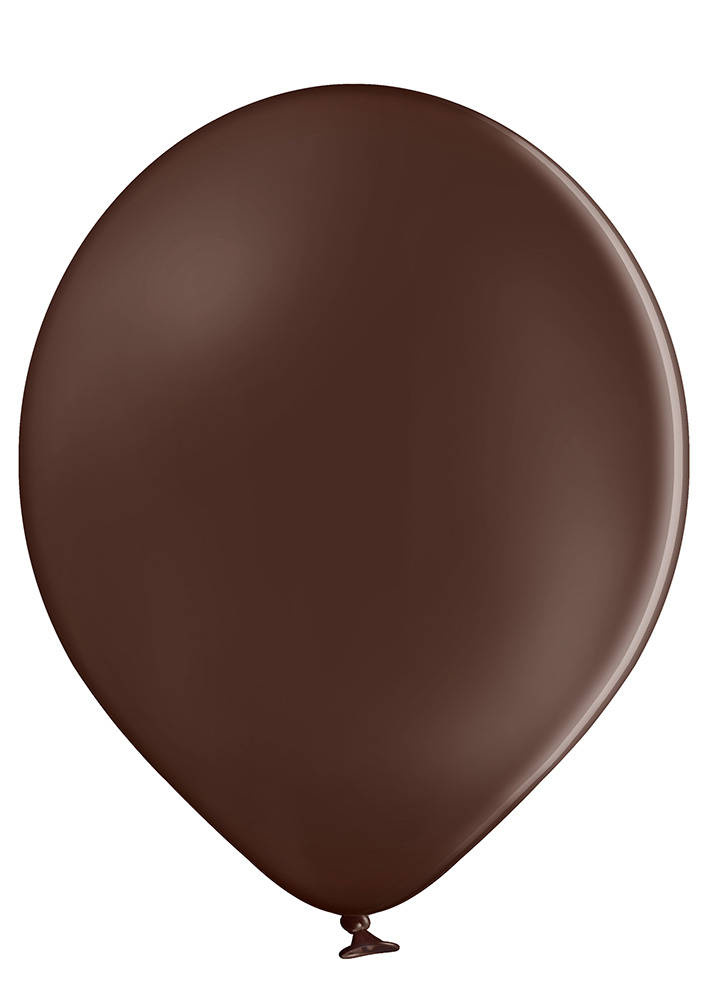 Balony lateksowe B105 Brązowe Pastel Cocoa Brown 30cm 100 sztuk