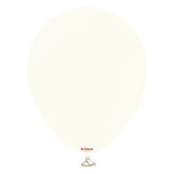 Balony lateksowe Retro White, 45 cm, 1 szt.