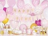Balony 30cm, Chmurki, Crystal Clear (1 op. / 6 szt.)