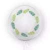 Balon przezroczysty Liście Boho, 45cm