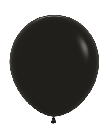 Balony lateksowe Sempertex, Black, 45cm, 1szt.