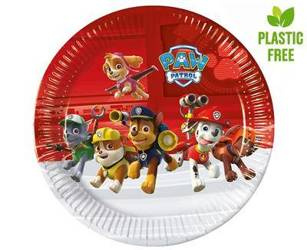 Talerzyki papierowe Psi Patrol 23cm, 8 szt.