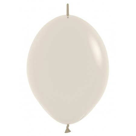 Balony z łącznikiem Sempertex Pastel Dusk Cream 15cm, 50szt.