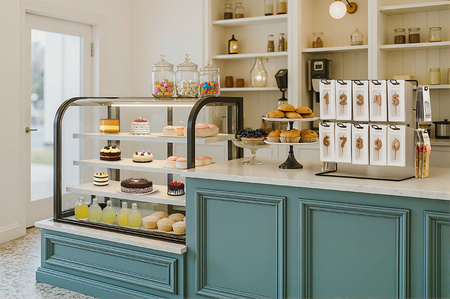 Stojak Ekspozytor Metalowy  Czarny 43x21x41 cm