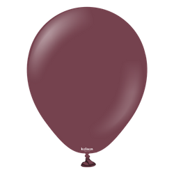 Balony lateksowe Burgundy, bordowy 13cm, 100 szt.