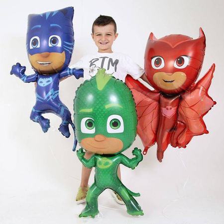 Balon Foliowy - PJ MASKS Pidżamersi Amaya Sowella czerwony