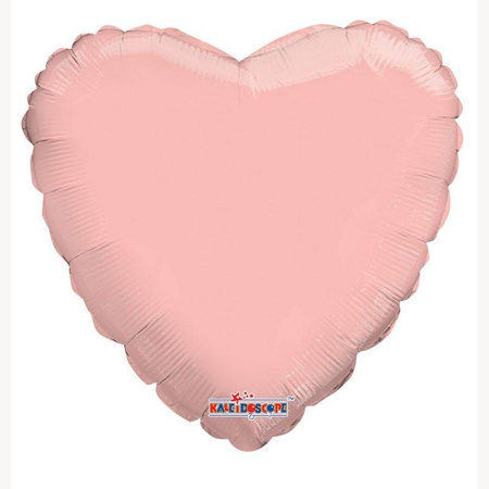Balon Foliowy Serce, Rose Gold różowe złoto 46 cm