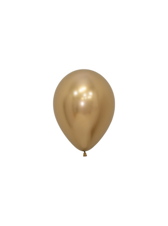 Balony lateksowe Sempertex, Reflex Gold, 12cm, 50szt.