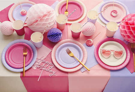 Serwetki papierowe Jasny Różowy 33x33cm 20szt