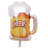 Balon foliowy Kufel Piwa Cheers, 73 cm