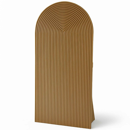 Ścianka dekoracyjna ryflowana półkole, Panel drewniany, MDF