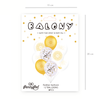 Balony Pierwsza Komunia Święta IHS, 30cm, 9 szt.