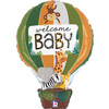 Balon Foliowy - Welcome Baby dżungla Safari 76cm