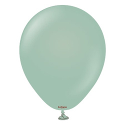 Balony lateksowe Retro Winter Green, zielony 45cm, 1 szt.