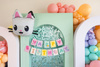 Baner Happy Birthday Koci Domek Gabi 180 x 15 cm