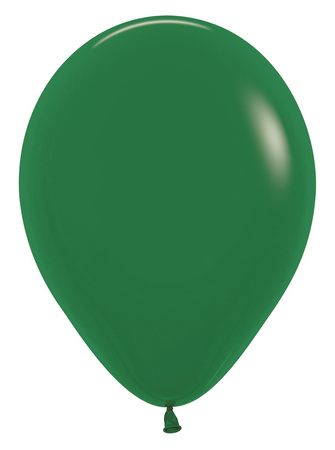 Balony lateksowe Sempertex, Forest Green butelkowa zieleń 30cm, 50szt.