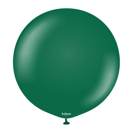 Balony lateksowe Kalisan Dark Green, c. zielony 60cm, 2 szt.