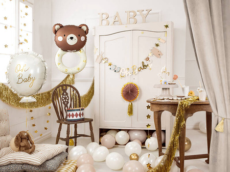 Balon foliowy  na Baby Shower "Oh Baby", 53x69 cm