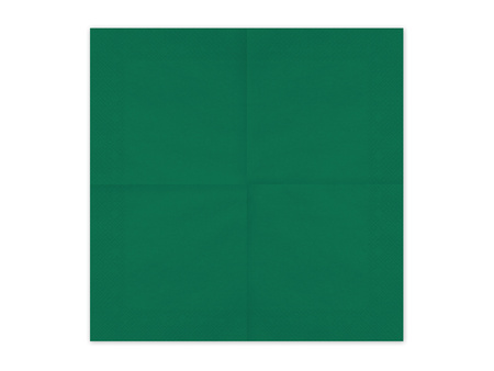 Serwetki papierowe Ciemny zielony Dark Green 33x33cm 20szt
