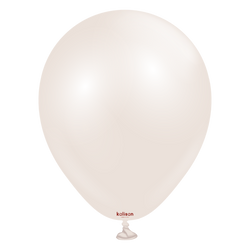 Balony lateksowe Kalisan AURA Beige Cream, beżowe, kremowe, 12cm, 50szt.