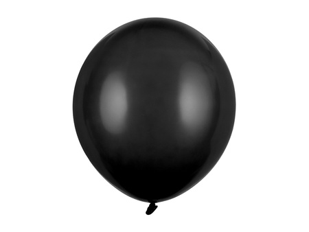 Balony lateksowe Strong, Czarne, Pastel Black, 43cm, 25szt.