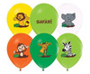 Balony Zwierzątka Safari 30cm, 5 szt.