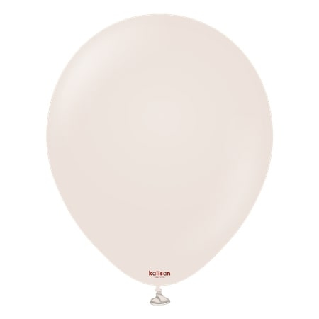 Balony lateksowe White Sand, kremowy 45 cm, 25 szt.