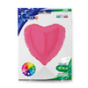 Balon Foliowy - Pastelowy Różowy, guma balonowa Serce 46 cm, Grabo