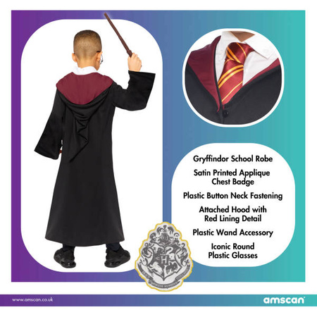 Strój, Kostium przebranie Harry Potter 4-6 lat