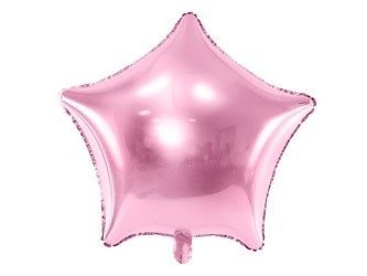 Balon foliowy Gwiazdka jasny różowy, 48cm