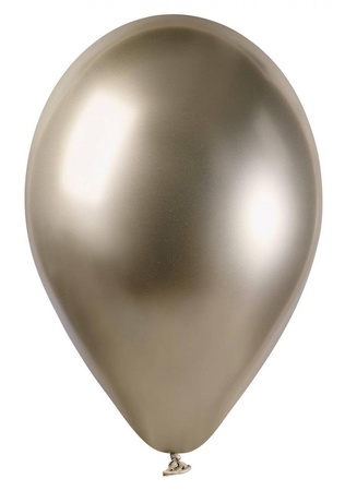 Balony lateksowe, Złote, Szampańskie, Shiny Prosecco, 33 cm, 50 szt.