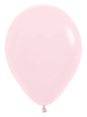 Balony lateksowe Sempertex, Pastel Matte Pink jasnoróżowy 30cm, 50szt.