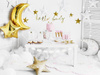 Baner Little Star - Hello Baby, złoty, 18x70cm
