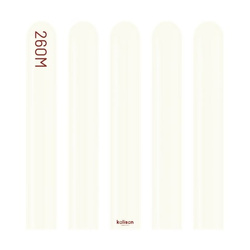 Balony do modelowania 260M, Retro White, 115cm, 100 szt.