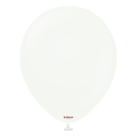 Balony lateksowe Kalisan White, białe 30cm, 100 szt.