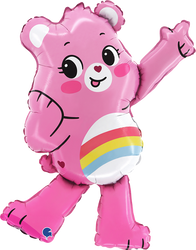 Balon foliowy Troskliwy miś różowy, Care Bears, 75 cm