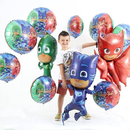 Balon Foliowy - PJ MASKS Pidżamersi Amaya Sowella czerwony