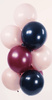 Balony Pastelowe Gemar 13" Granatowe Navy, 33cm, 50 szt.