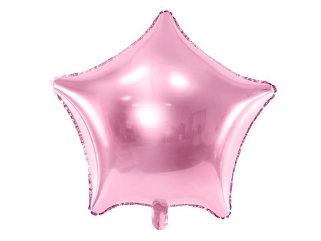 Balon foliowy Gwiazdka jasny różowy, 48cm