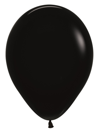 Balony lateksowe Sempertex Black, czarne 30cm, 50szt.