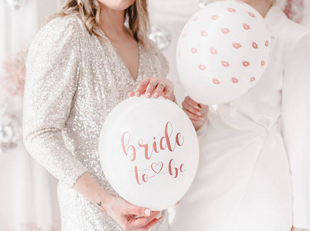 Balony lateksowe Bride to be na Wieczór Panieński 30cm, 6 szt.