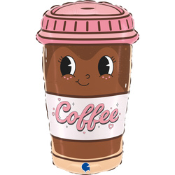 Balon foliowy Kubek Kawa na wynos Coffee To Go 61 cm