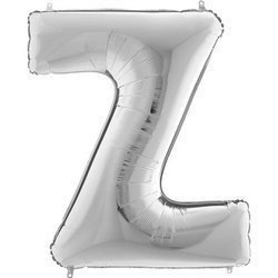 Balon Foliowy Litera 40' Z srebrna