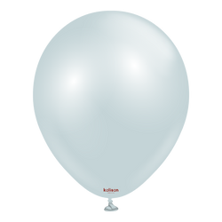 Balony lateksowe Kalisan AURA Ice Blue, niebieskie, 30cm, 50szt.