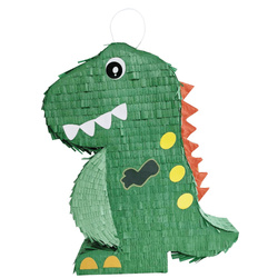 Pinata 3D Dinozaur Dino Party zielona 38cm