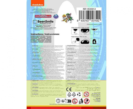 Balon foliowy, Wielokolorowy, Psi Patrol 46 cm pakowany