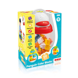 Pingwinek z klockami Dolu Wader, 20 szt.