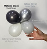 Balony lateksowe Sempertex Silk Oyster White, 30 cm, 50szt.