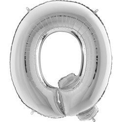 Balon Foliowy Litera 40' Q Ó srebrna