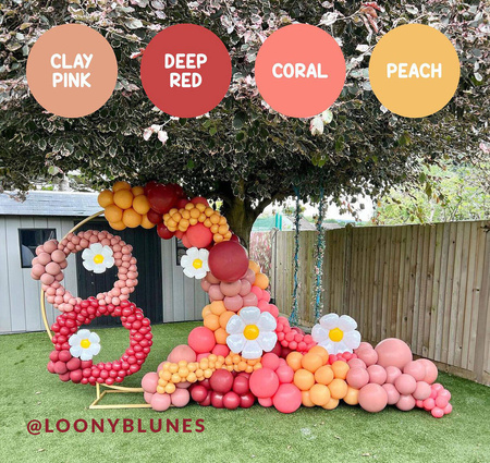 Balony lateksowe Deep Red, czerwony 45 cm, 25 szt.